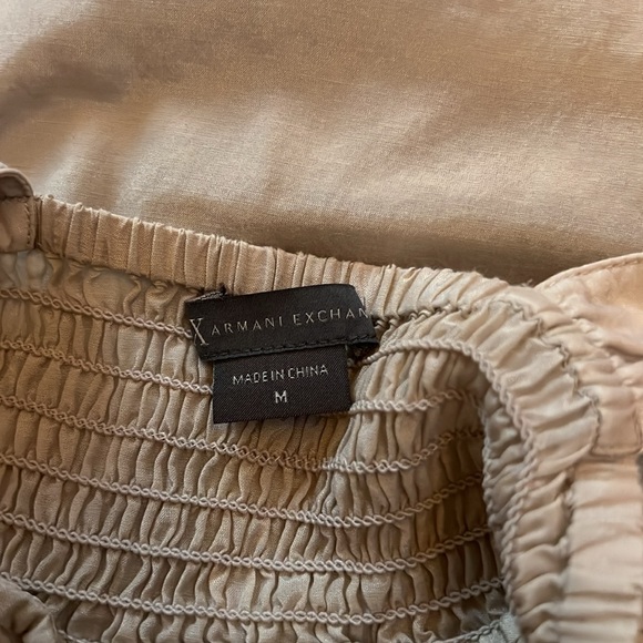 armani Exchange m babydoll style top - Picture 4 of 5